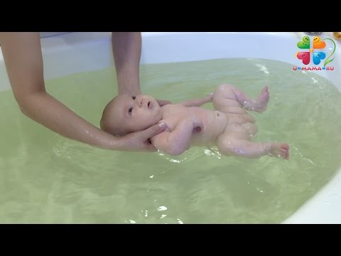 Гимнастика и упражнения в воде для грудничков с 3 месяцев