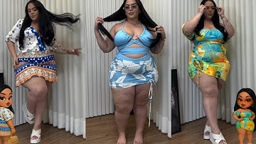 Shein Plus Size Swimwear Haul 2025 💦 | Curvy Try On Review #fashion 