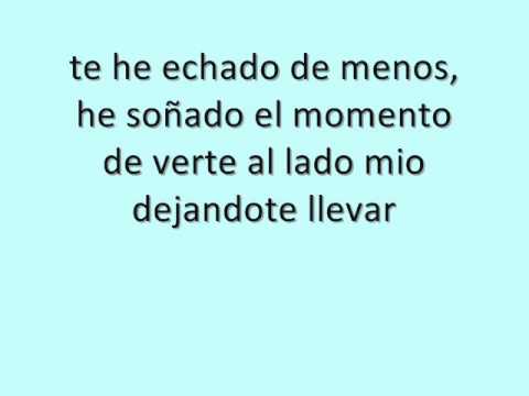 Te he echado de menos - Pablo Alborán letra