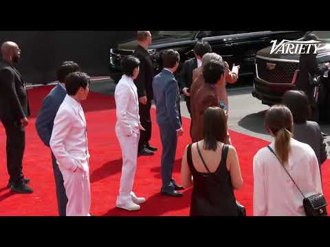 the Kings👑 has arrived on Grammy 🔥 BTS has arrived ❤️❤️ BTS grammar