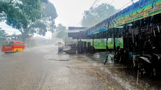 Super Heavy Rain and Strong Winds That Momentarily Cause Floods | Indonesia Rain
