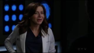 Grey's Anatomy 13x06 'Owen and Amelia  talking about a patient and their marriage