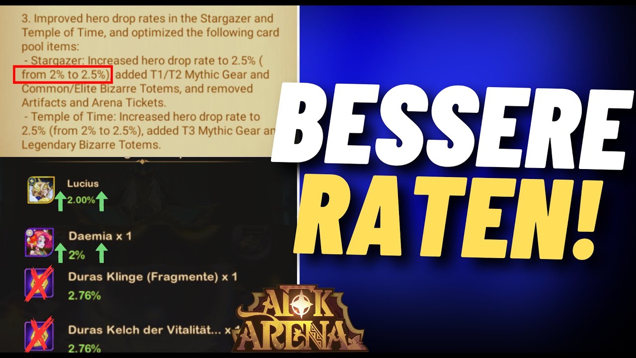 BESSERE RATEN IM ZEIT-TEMPEL & STERNDEUTUNGSRAUM! +ERWACHTE ANTANDRA (Afk Arena)
