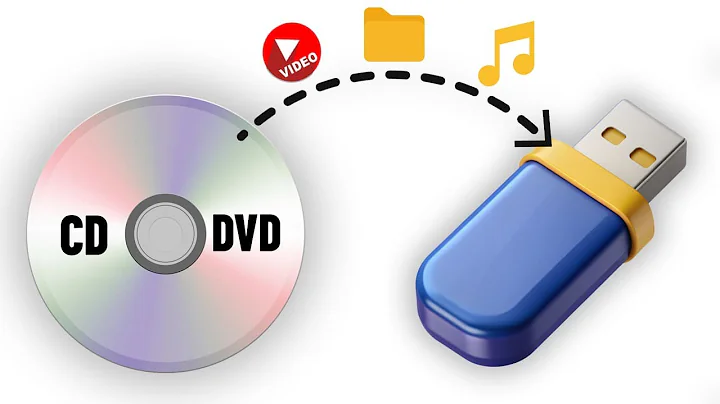 Copy Files from a CD to a USB in Windows 11 / 10 /8/7 - How To Transfer Data from DVD to Pendrive 📀✅