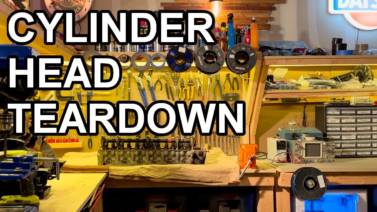 Datsun 240Z L24 Engine Rebuild Ep. 6 - Cylinder Head Teardown