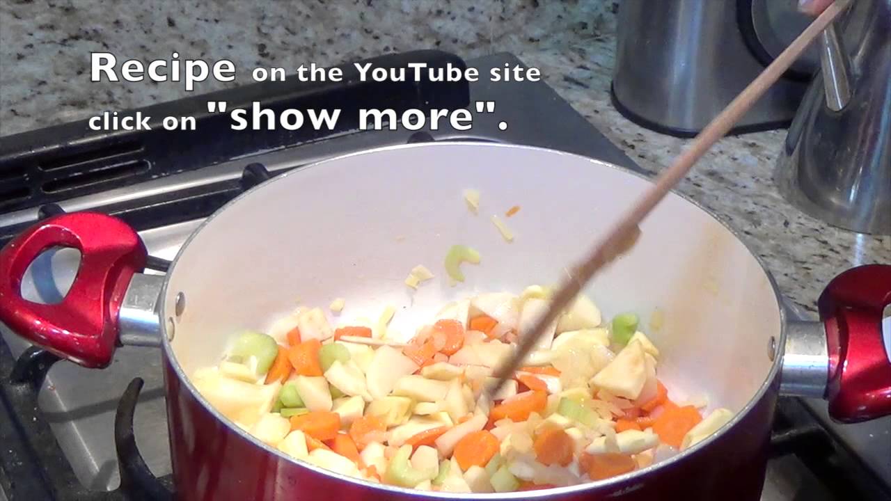 Easy vegetable soup with cream of wheat dumplings by Magdi YouTube