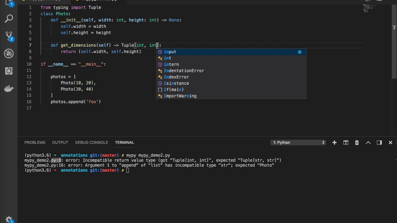 Python Type Annotations: 4. Type-checker Tools mypy - YouTube