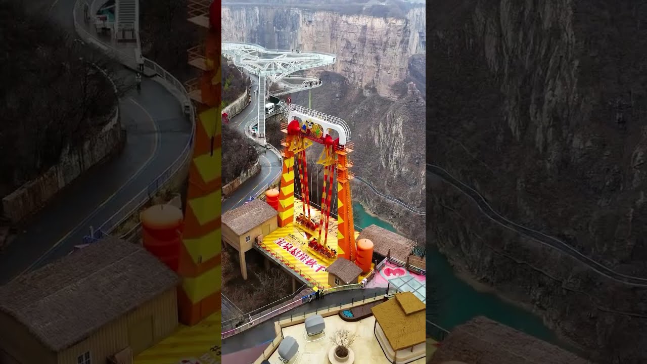 Walking on CLOUDS 😱 China's SCARIEST Glass Bridge & Cliff Swing! 