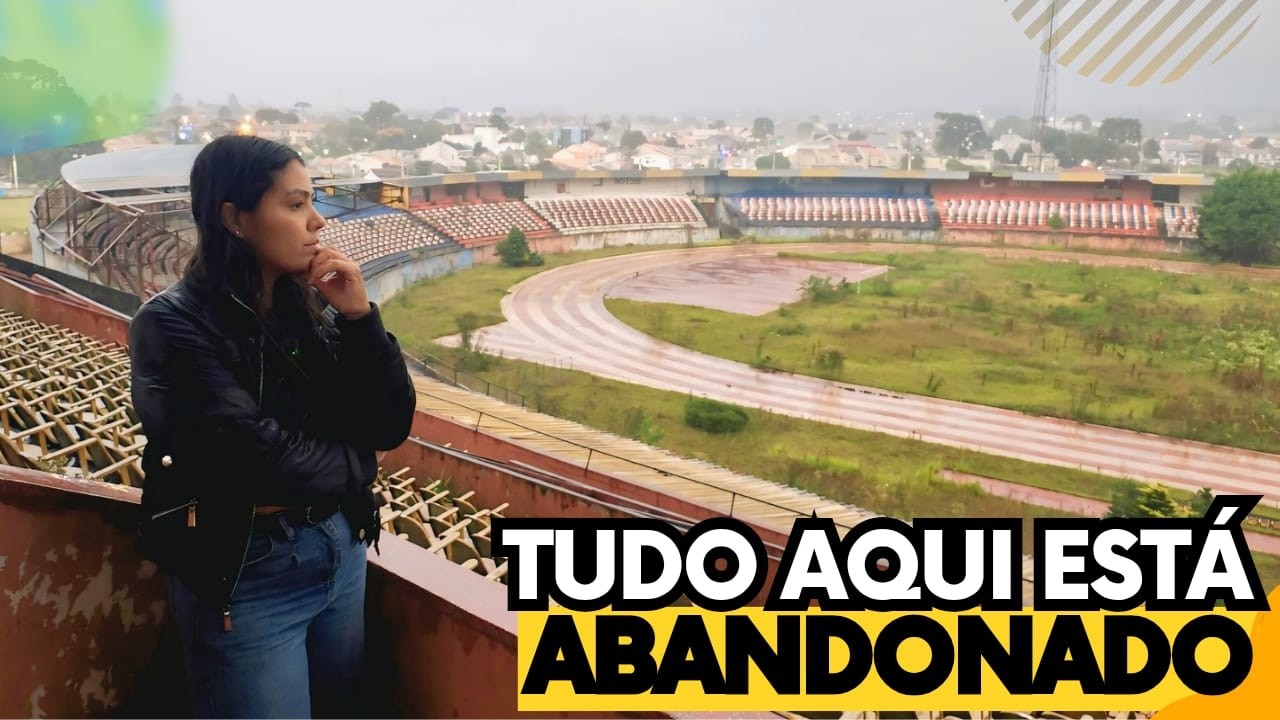Entramos NO MAIOR ESTÁDIO ABANDONADO DO BRASIL... o ESTÁDIO FANTASMA de CURITIBA
