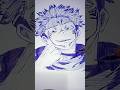 UNLEASHING SUKUNA with a Ballpoint Pen! 🔥👑 JJK Art That Hits Different!"
