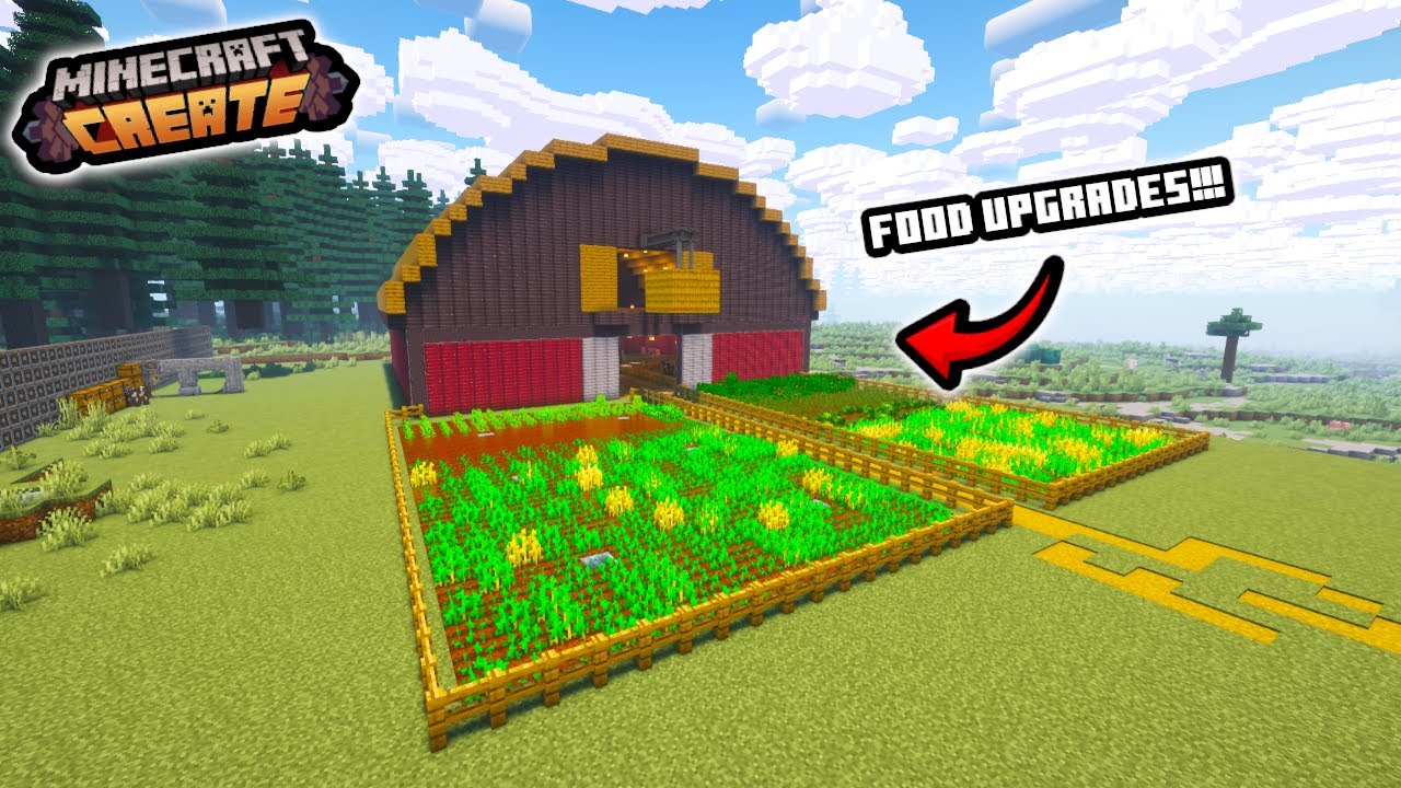 I Made An Animal Farm In Create Hardcore Minecraft - YouTube