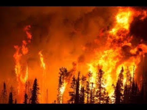 Terrible forest fire Piemonte (ValSusa) in time lapse, 22-10-2017