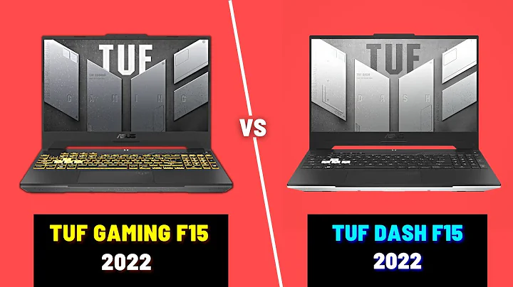 Battle of Titans: ASUS TUF Gaming F15 vs. TUF Dash F15