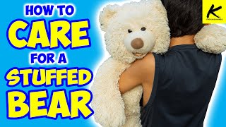 How to CARE for a STUFFED BEAR!! - (For Kids!) screenshot 5