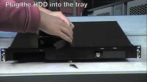 How to Install an HDD into the D-A120T-ITX Server Chassis