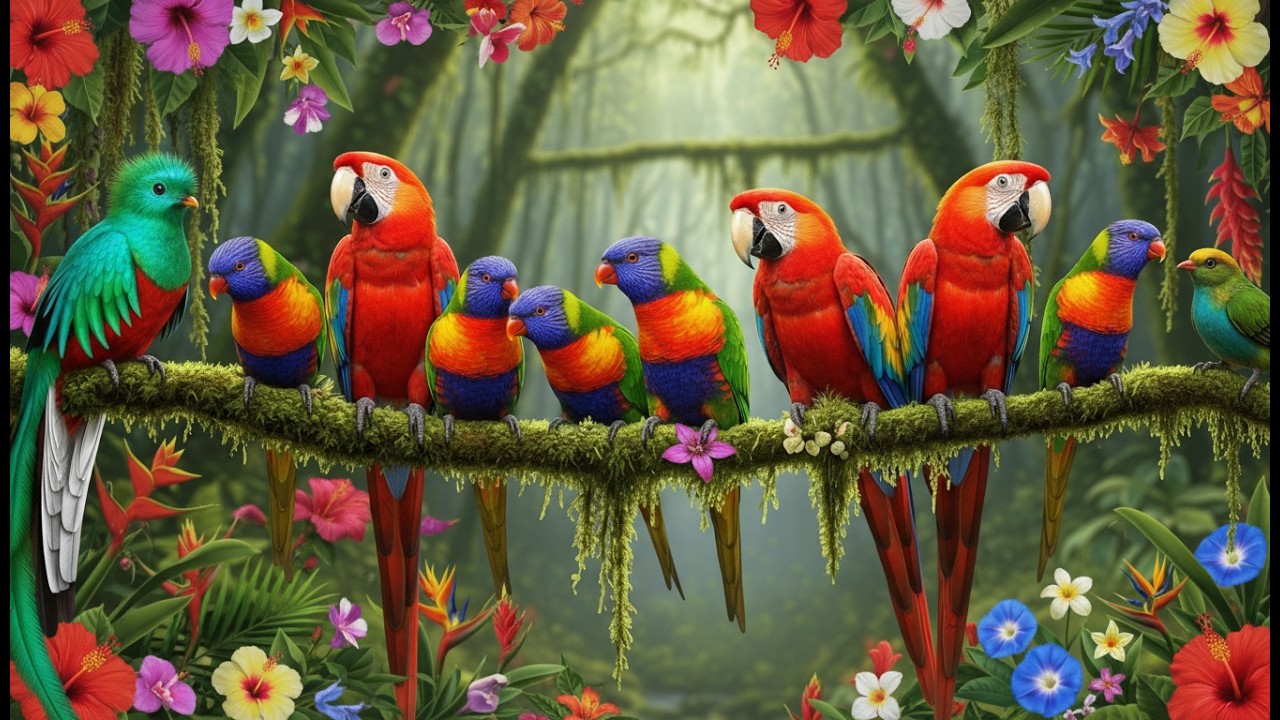 Soothing Forest Bird Songs at Dawn for Relaxation and Studying