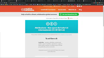 Cosa si può fare con un'opera rilasciata con licenza Creative Commons del tipo Attribution Non Commercial Share Alike?
