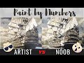 Paint by Numbers Artist VS NOOB | Do skills matter?!?