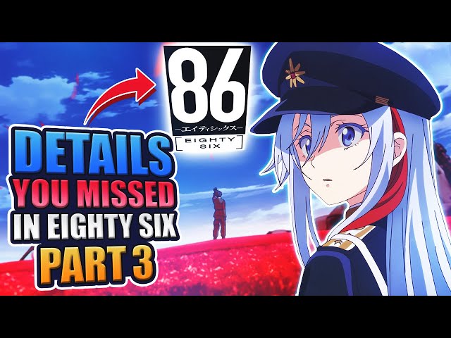 86 Eighty Six - Details, Symbolism Explained! Season 1 Part 2