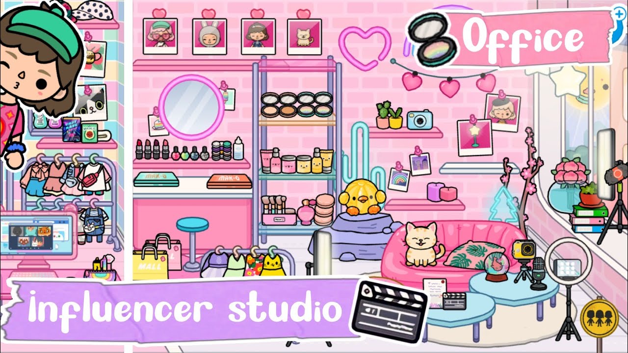 TOCA LIFE WORLD NEW INFLUENCER STUDIO OFFICE DESIGN MAKEOVER💅 TOCA
