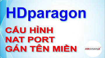 NAT port | Gán tên miền cho đầu ghi và camera HDparagon