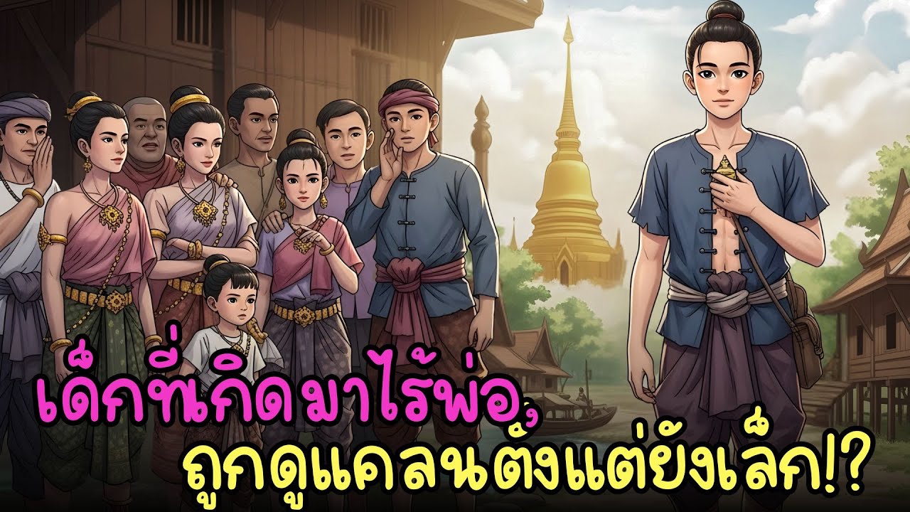 เด็กที่เกิดมาโดยไม่มีพ่อ ถูกดูแคลนทั้งชีวิต — แต่โชคชะตากลับพลิกผันอย่างไม่คาดฝัน! |นิทานพื้นบ้านไทย