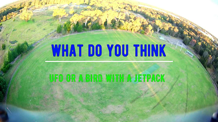 Tiny Drone Captures video of a UFO coming head on at incredible speed.