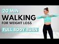 20 min steady state walking for weight lossall standingno jumpingknee friendlyliss workout