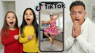 Daughters React To Dads Cringe Tiktoks