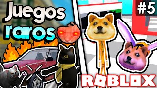 Juegos RAROS, EXTRAÑOS, pero DIVERTIDOS de Roblox 😂🤯 (Parte 5)