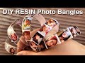 Resin Tutorial: DIY PHOTO BANGLE BRACELETS  with little-windows.com