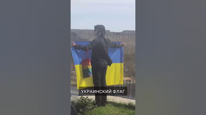 Дедушка не выдержал и дал ответ за Украинский флаг