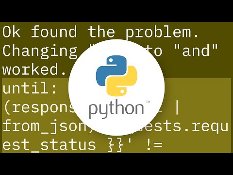 How to specify multiple conditions in a do-until loop in Ansible