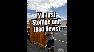 My first Storage Unit from auction Part 1 (Bad News) #tinytreasures #treasurebox #storageauctions