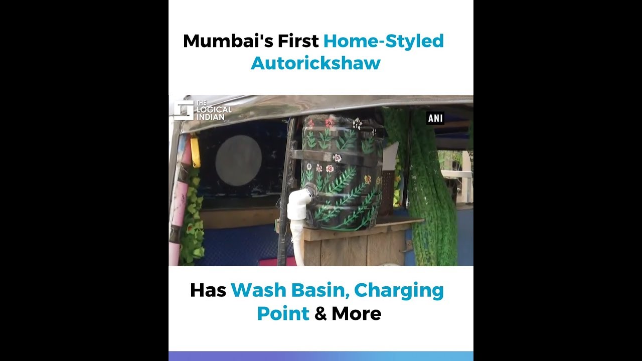 Mumbai's First Home-Styled Auto-Rickshaw Has Wash Basin, Charging Point ...