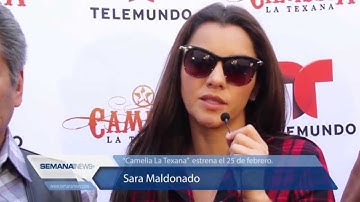 Sara Maldonado es "Camelia La Texana"