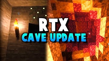 Minecraft Caves & Cliffs But with RTX ON