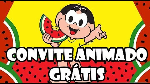 Como criar convite da Magali?