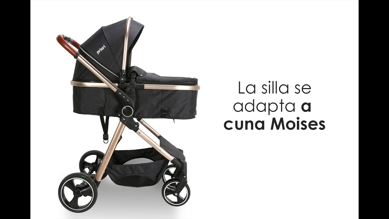 Coche Bebe Cuna Moises con Portabebe Frezzio PRIORI