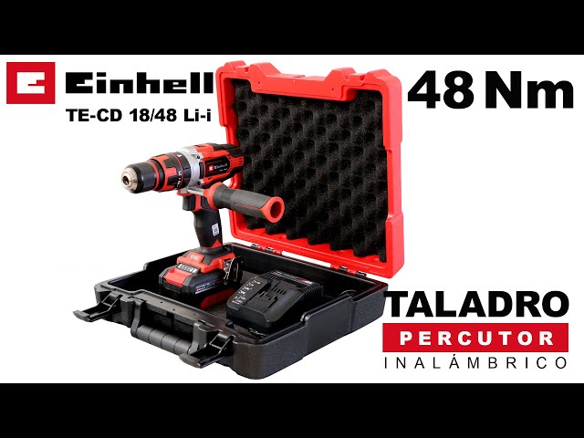 Taladro Percutor Inalambrico TE-CD 18/48 li-solo con bateria y cargador  Einhell – Anka Tools
