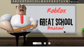 Roblox great school breakout gameplay dhimar gamer #dhimargamer #roblox #robloxgreatschoolbreakout