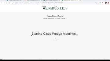 Student Webex Guide