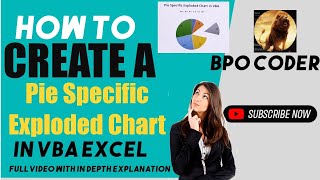 How to Create a Specific Exploded Pie Chart in Excel VBA | Create Specific Exploded Pie Chart in VBA Net Worth