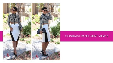 Mimi G Style for Simplicity, Pattern 1283 Tutorial. View B.