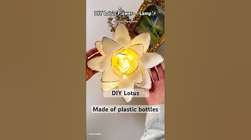 DIY Lotus | How to make Lotus flower using plastic bottles