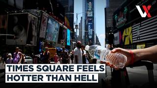 New York Heatwave Turns Brutal | Tourists Say Times Square Feels “Hotter Than Hell” | VERTEX
