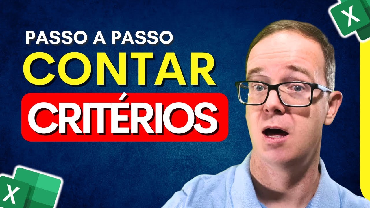 Como CONTAR Células Preenchidas com CRITÉRIOS no EXCEL Como CONTAR Células Preenchidas com CRITÉRIOS no EXCEL