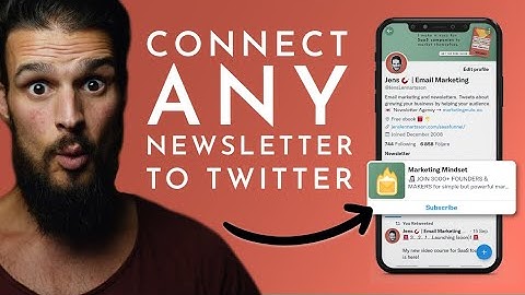 Connect ANY newsletter to the Twitter subscription box (Revue, Mailchimp, Mailerlite, Convertkit...)