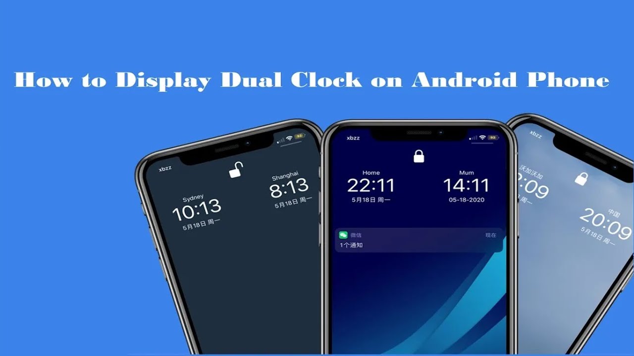 how-to-display-dual-clock-on-android-phone-youtube