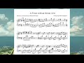 Kiki S Delivery Service A Town With An Ocean View Sheet Music Piano Cover Synthesia Tutorial